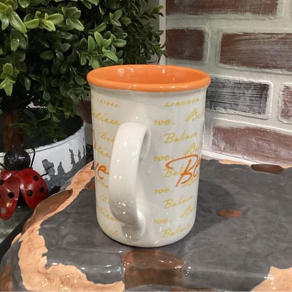 “2/$10” - Gibson - Ceramic Crafted “Believe” themed Coffee - Tea - Beverage Mug - Picture 5 of 9